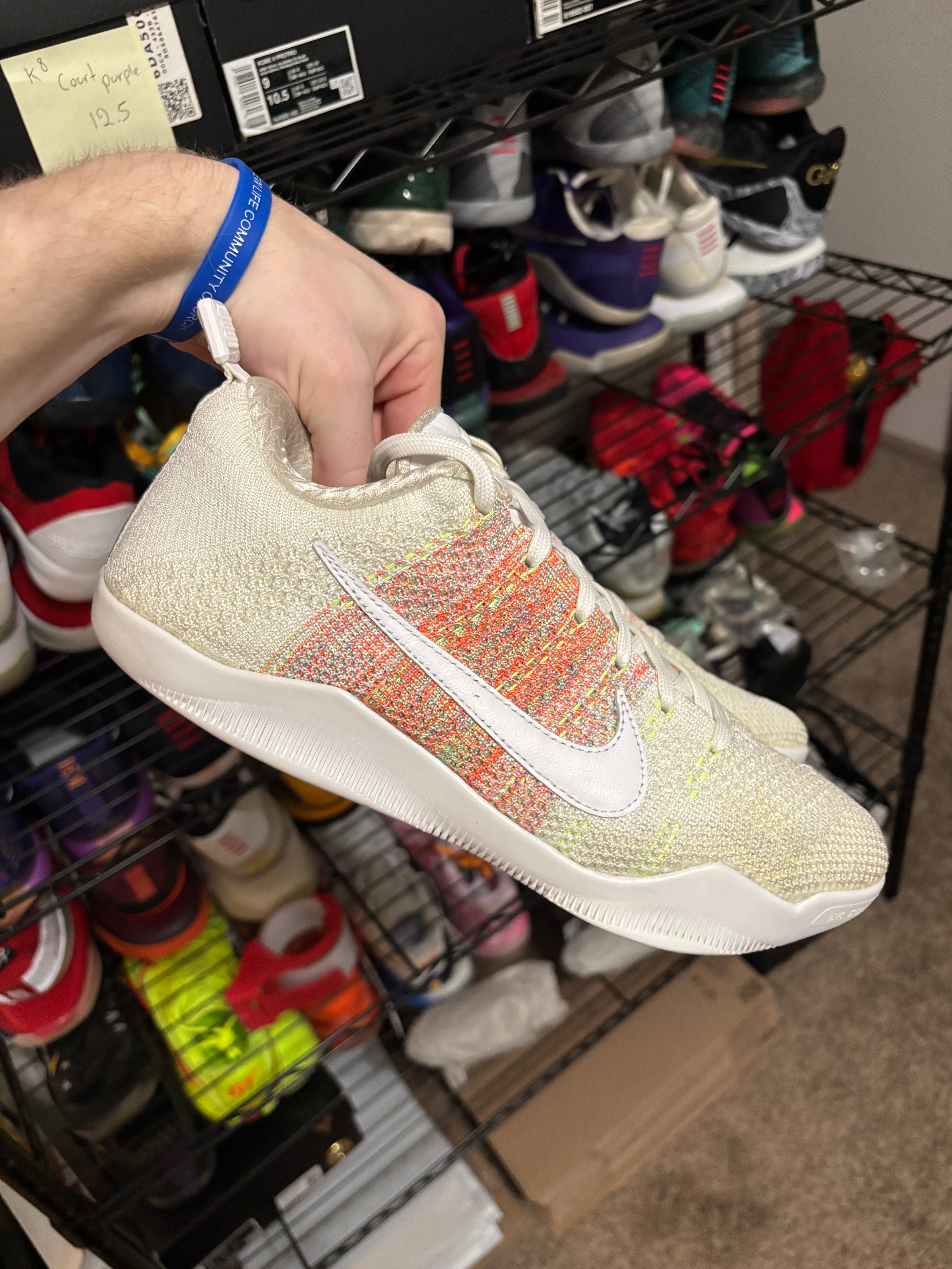 Size 9 - Nike Kobe 11 Elite 4KB White Ghost