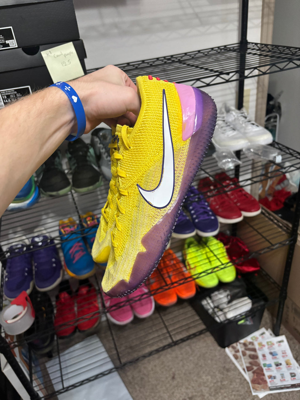 Size 10 - Nike Kobe NXT 360 Yellow Strike