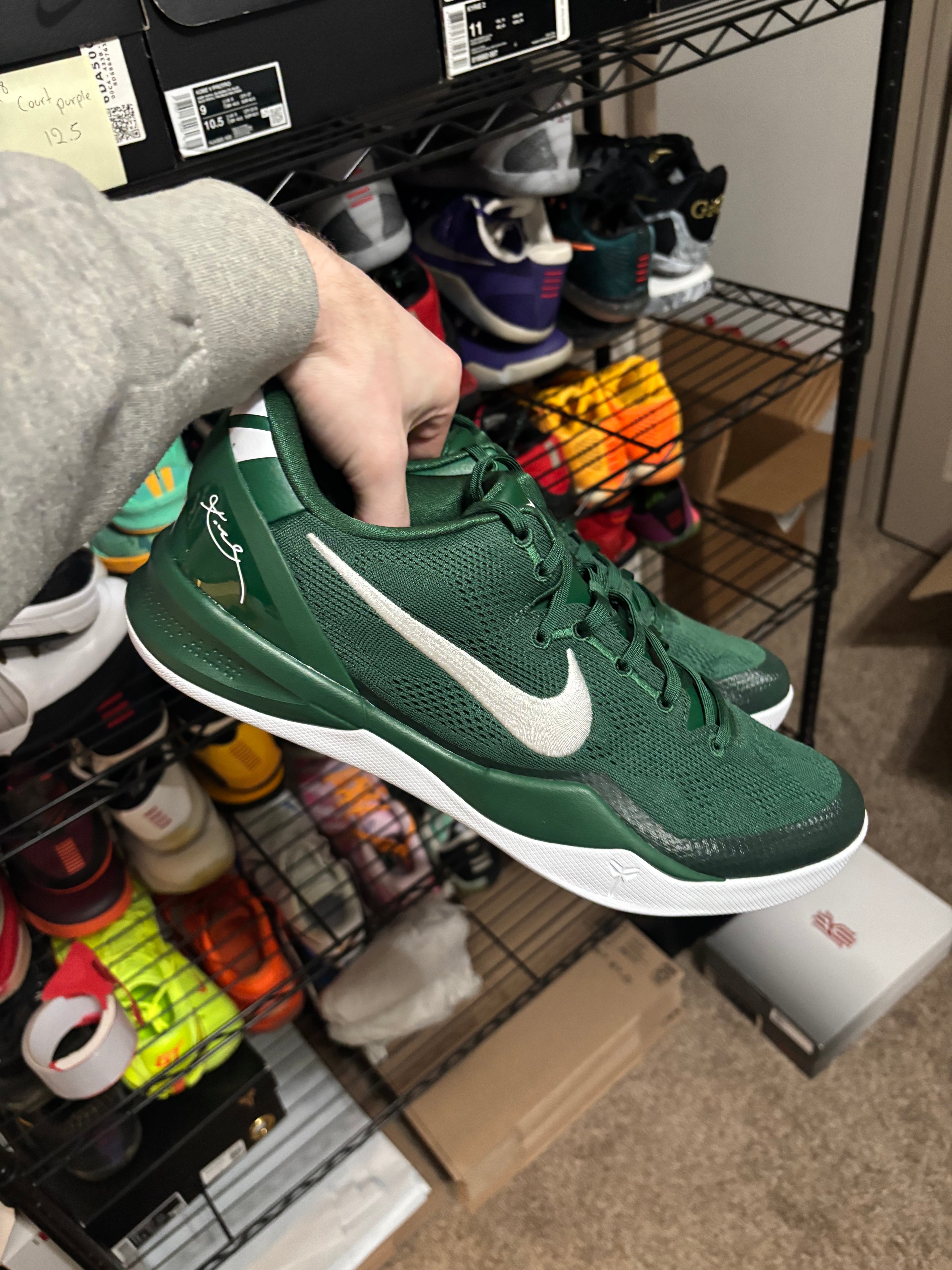 Size 14 - Nike Kobe 8 Protro TB Green