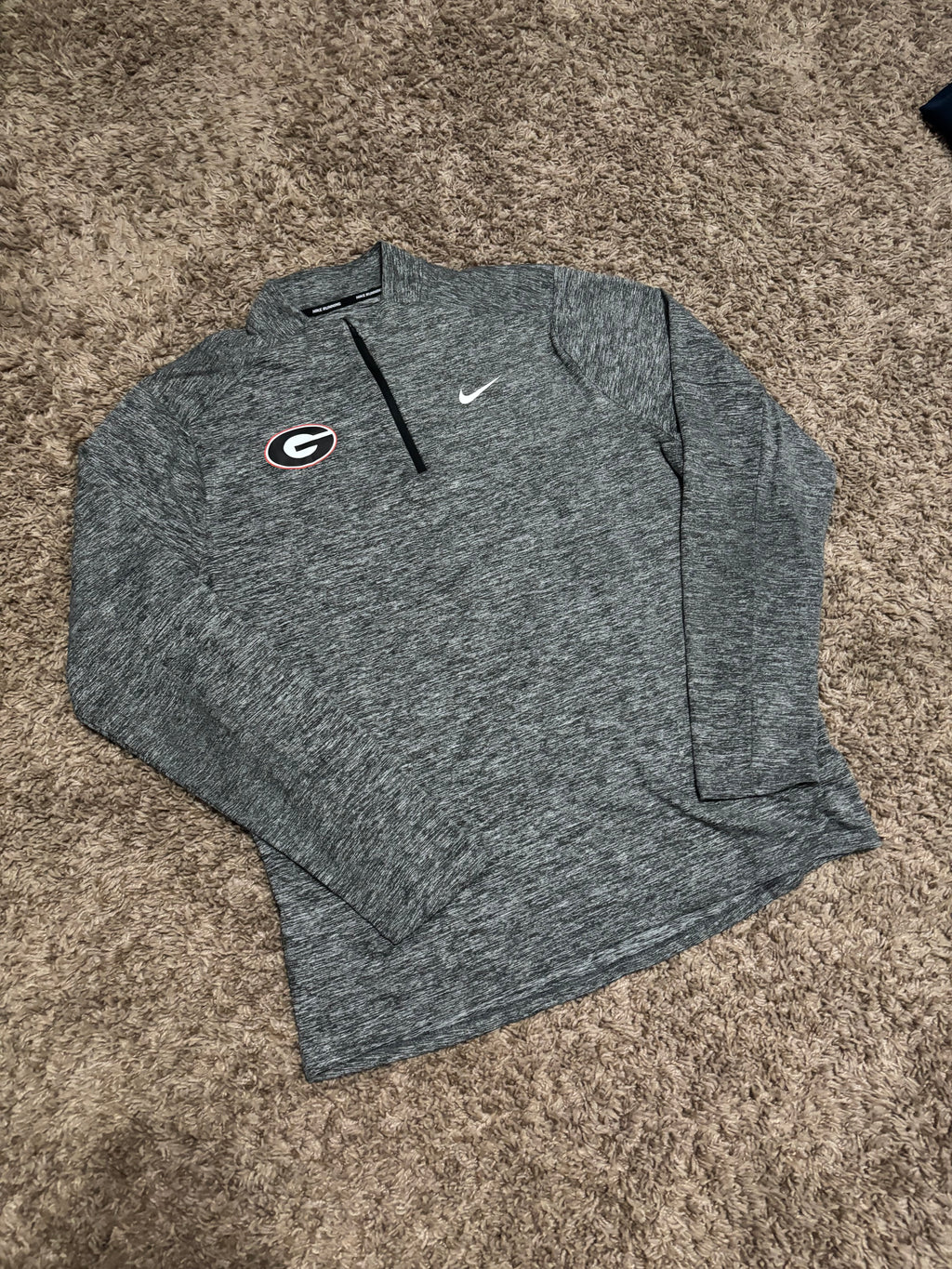 Size L - Georgia Dri-Fit Quarterzip