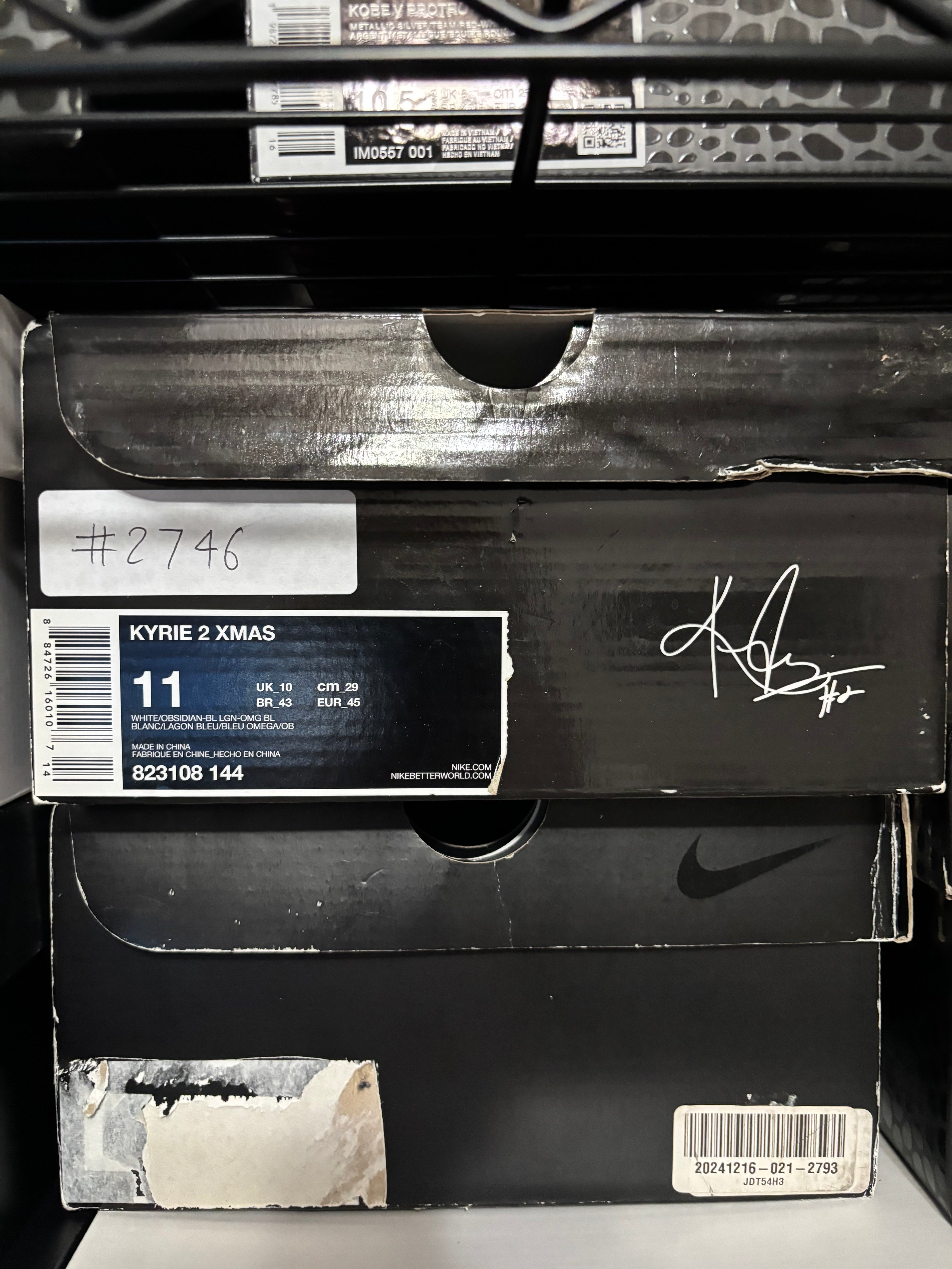 Size 11 - Nike Kyrie 2 XMAS