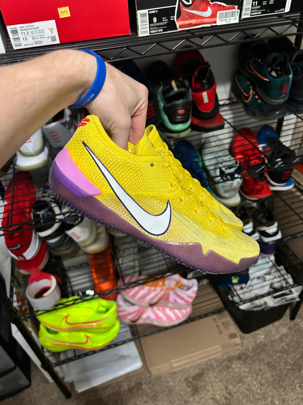 Size 9 - Kobe Nxt 360 Yellow Strike