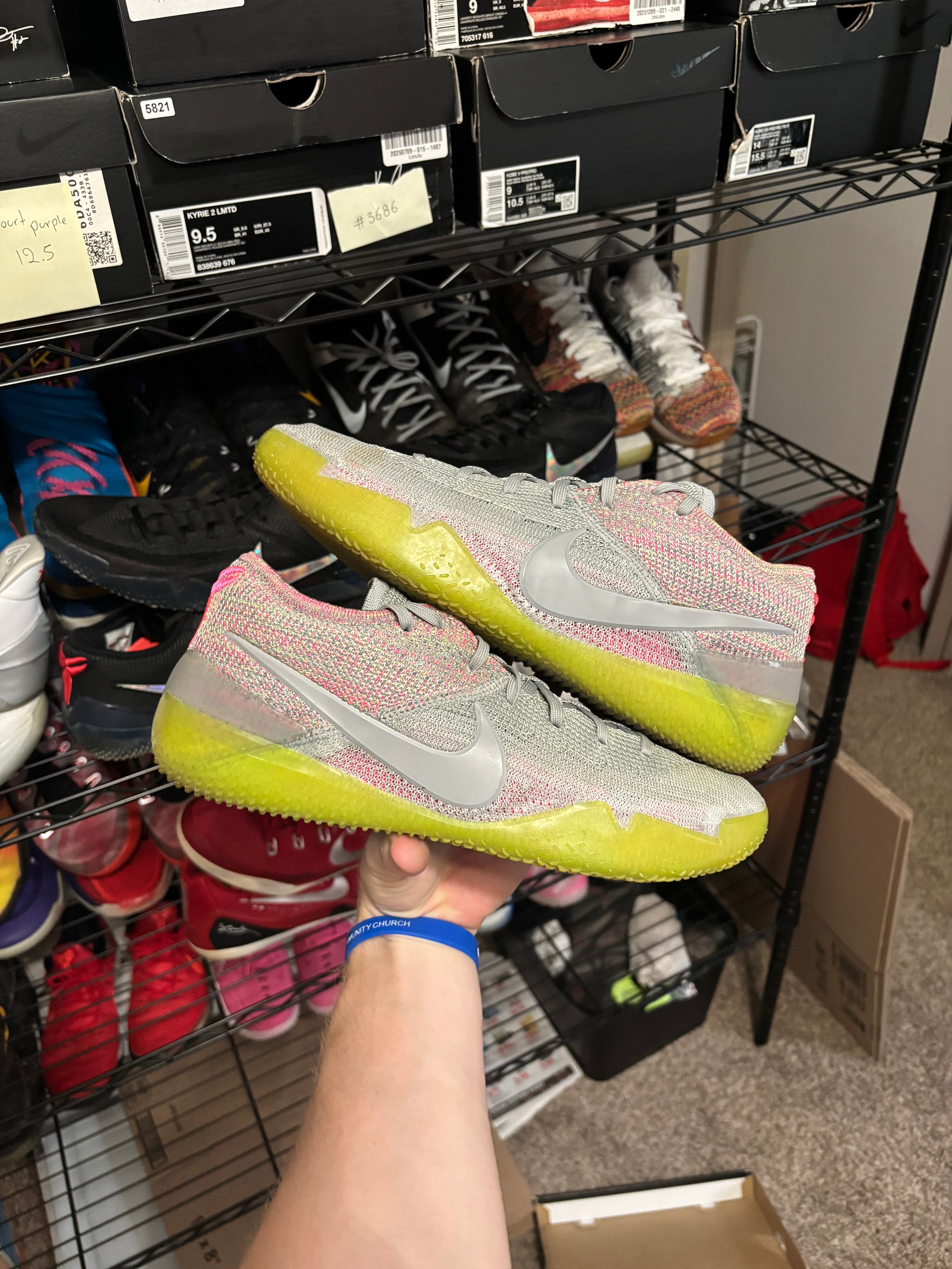 Size 10.5 - Nike Kobe Nxt 360 Grey Multicolor
