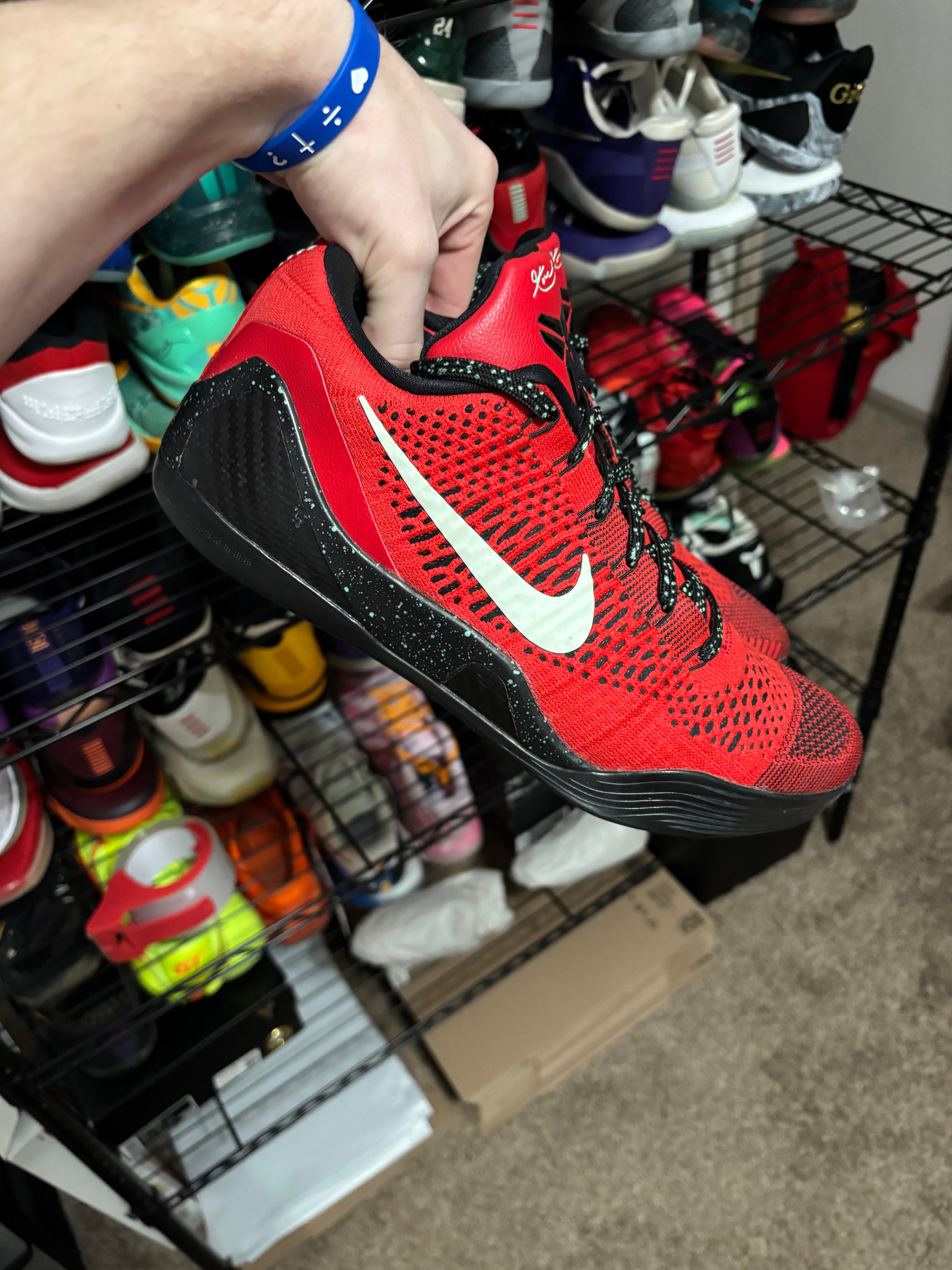 Size 10 - Nike Kobe 9 Elite University Red