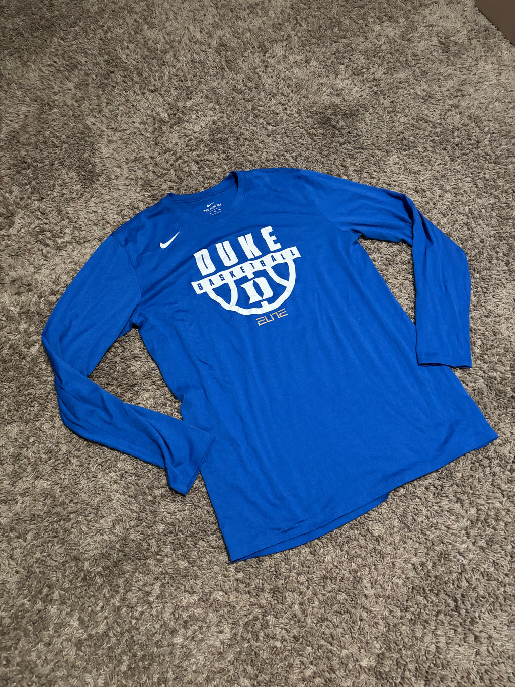 Size XL - Nike Duke Basketball Long Sleeve