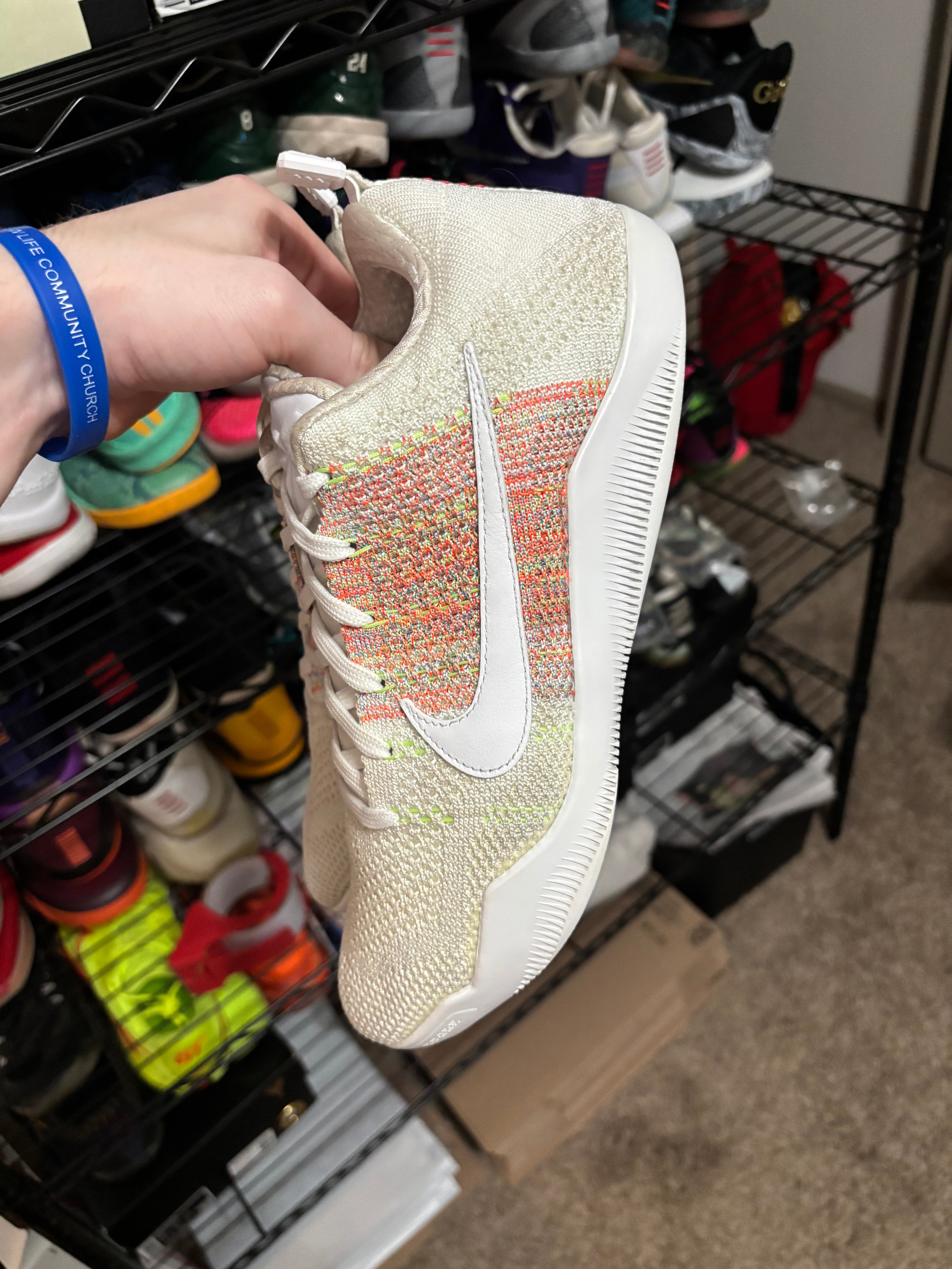 Size 9 - Nike Kobe 11 Elite 4KB White Ghost