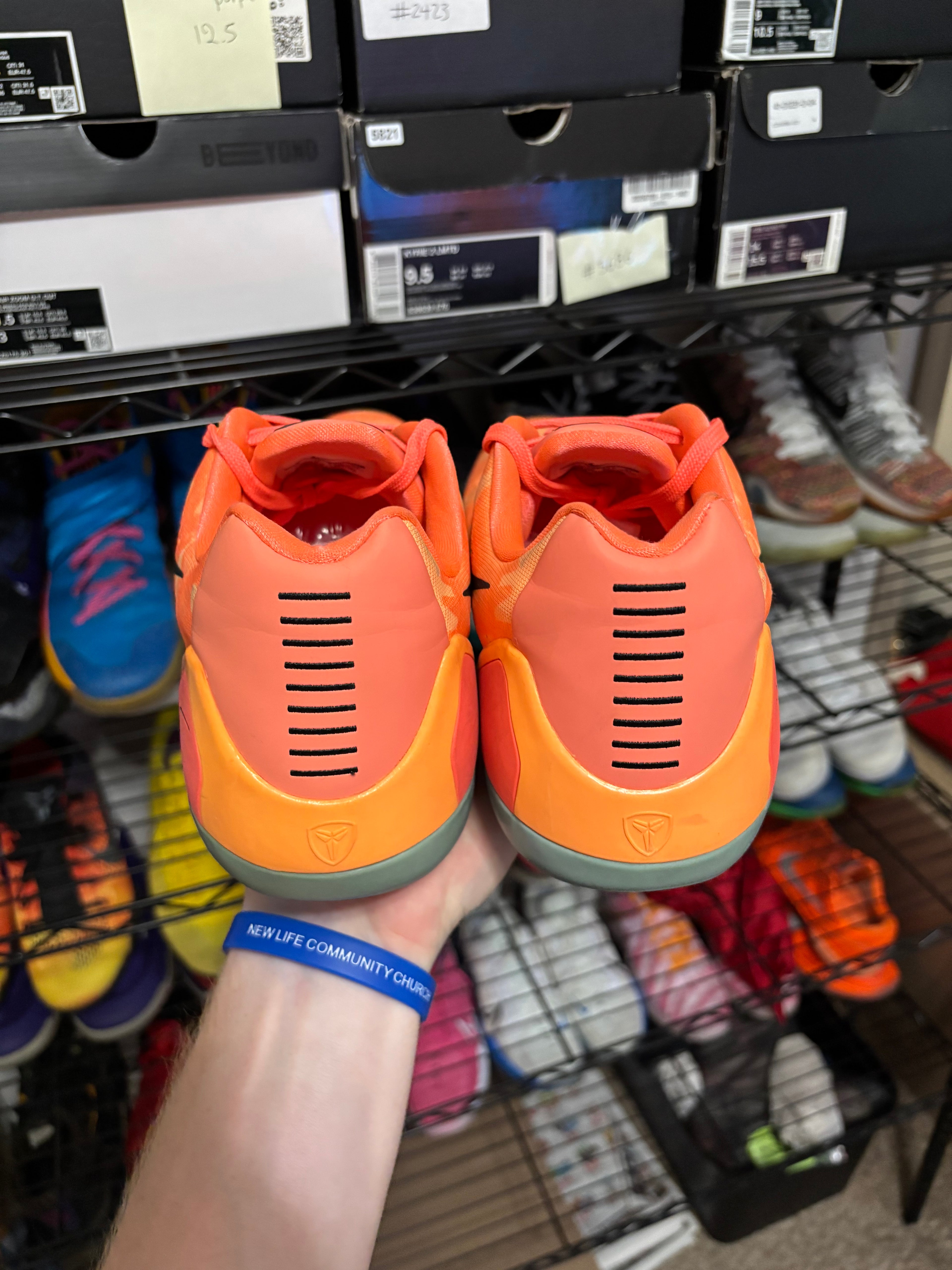 Size 13 - Nike Kobe 9 Peach Mango