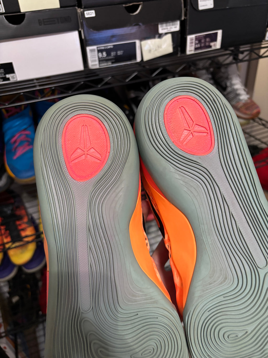 Size 13 - Nike Kobe 9 Peach Mango