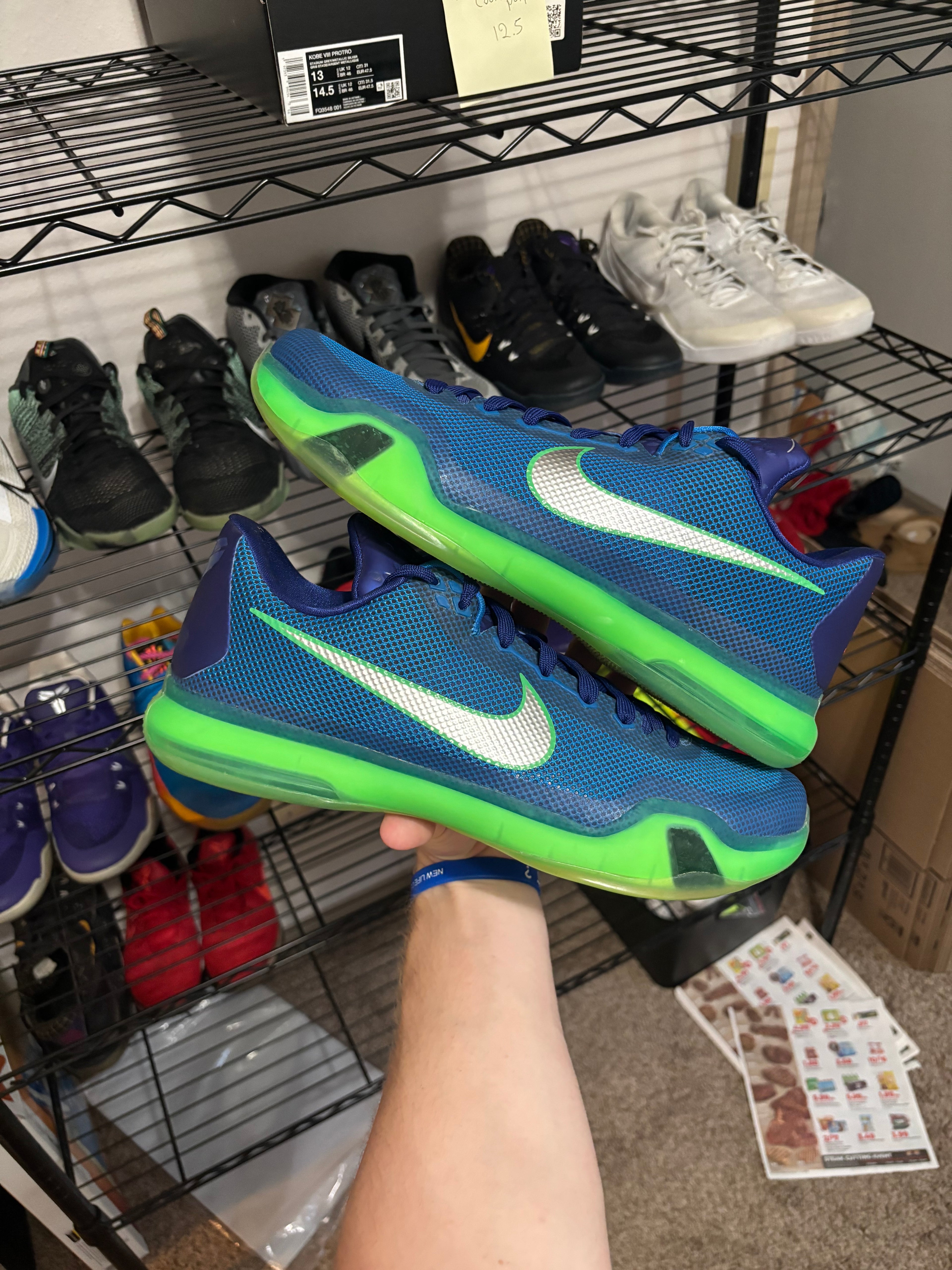 Size 12.5 - Nike Kobe 10 Emerald City