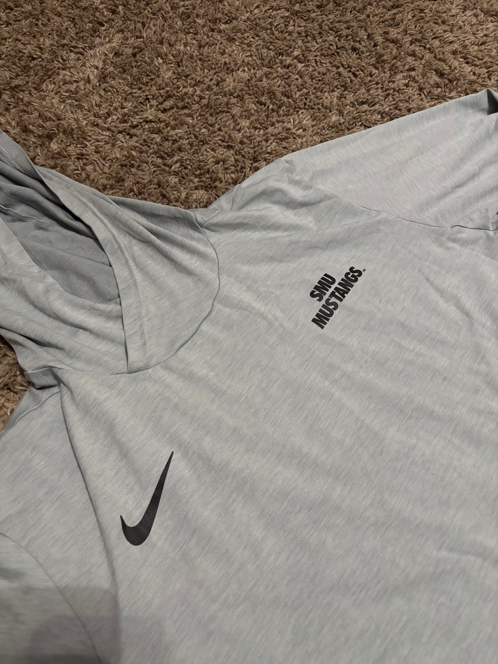 Size XL - SMU Basketball Nike Dri-Fit Warm Up Hoodie