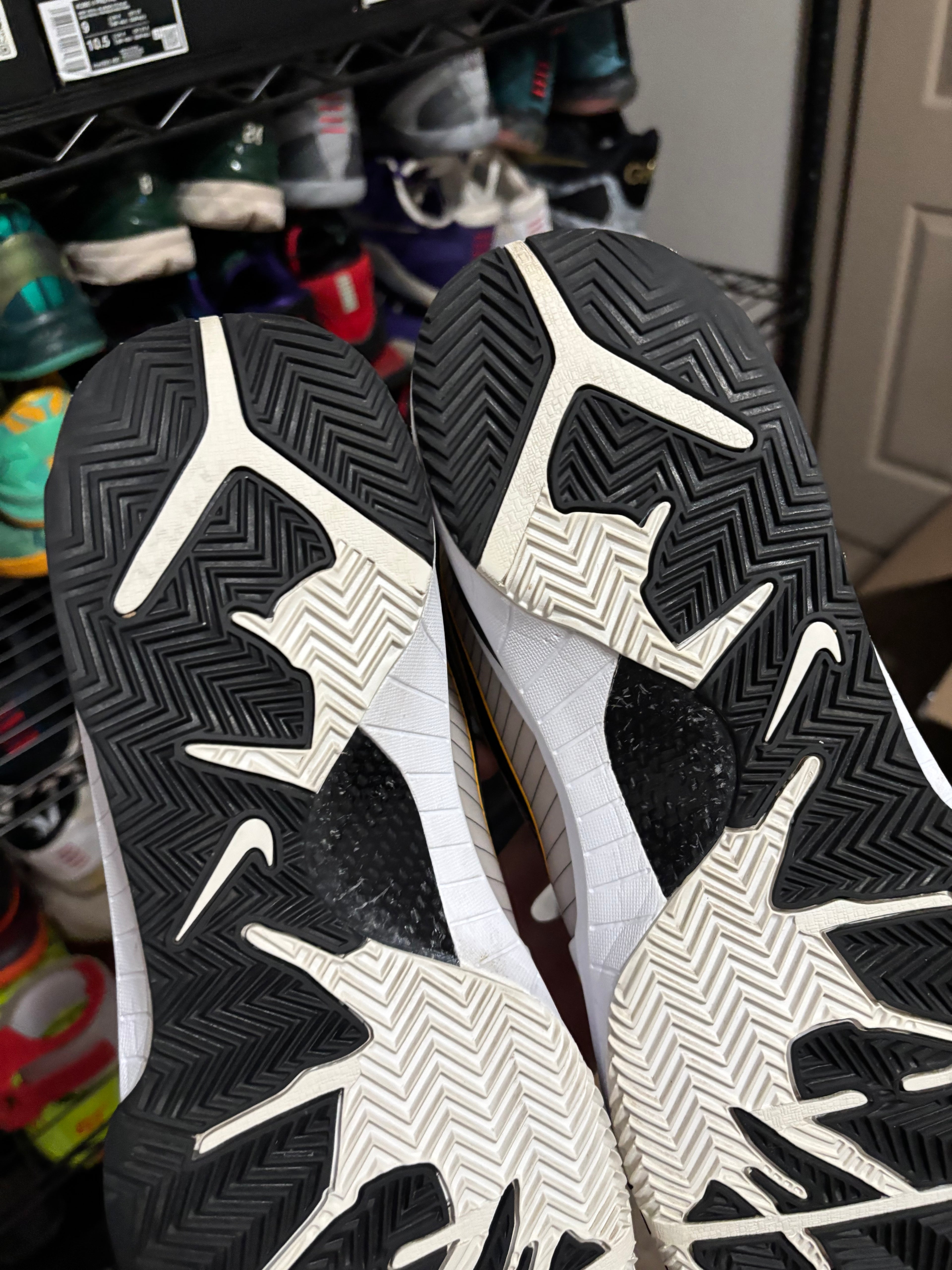 Size 13 - Nike Kobe 4 Protro Del Sol White Black Del Sol