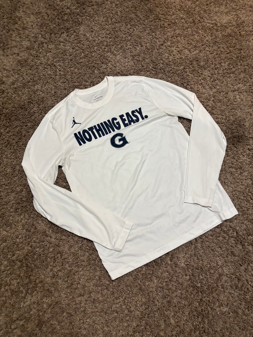 Size M - Georgetown Basketball Dri-Fit Long Sleeve