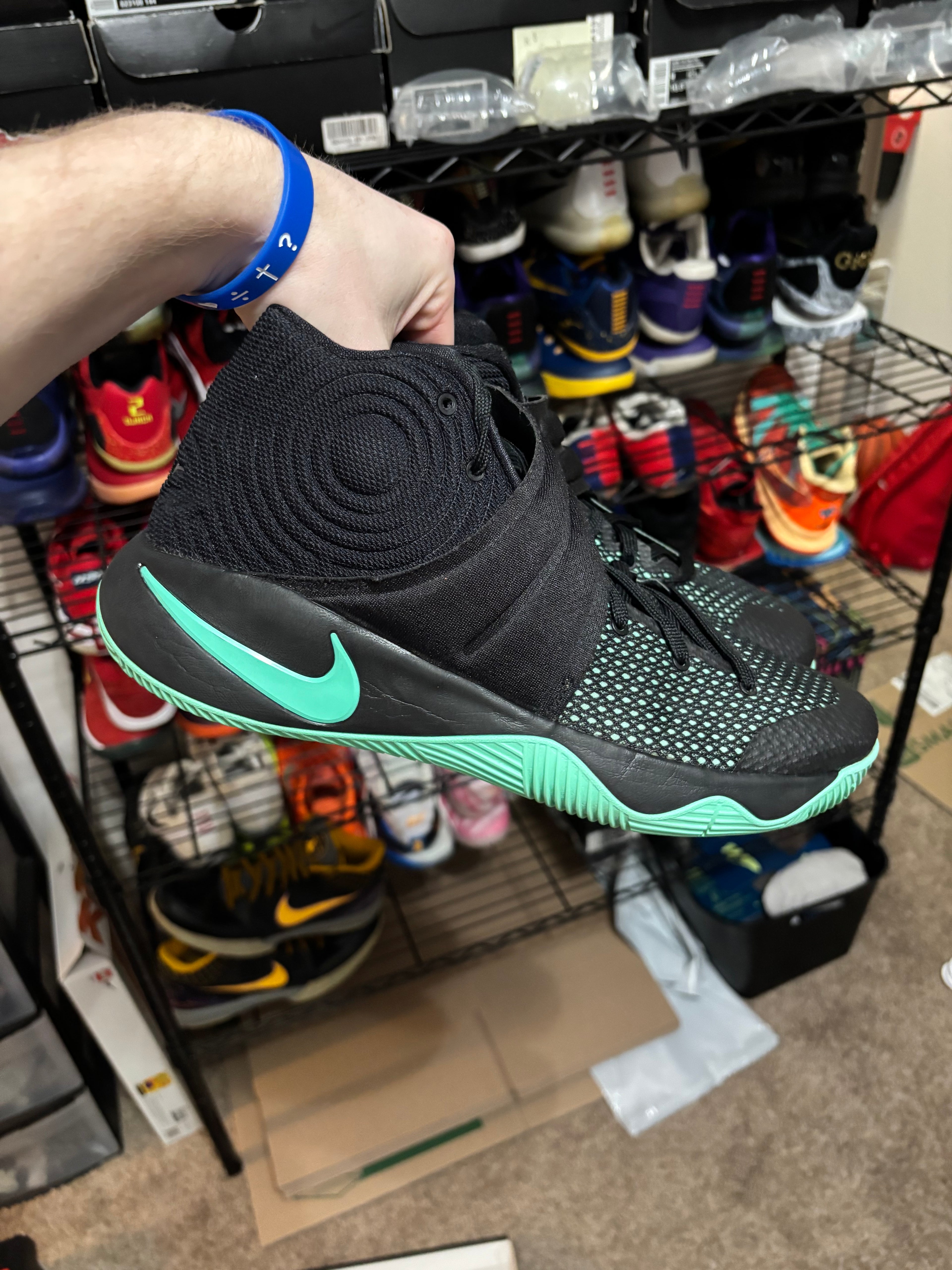 Size 11 - Nike Kyrie 2 Green Glow