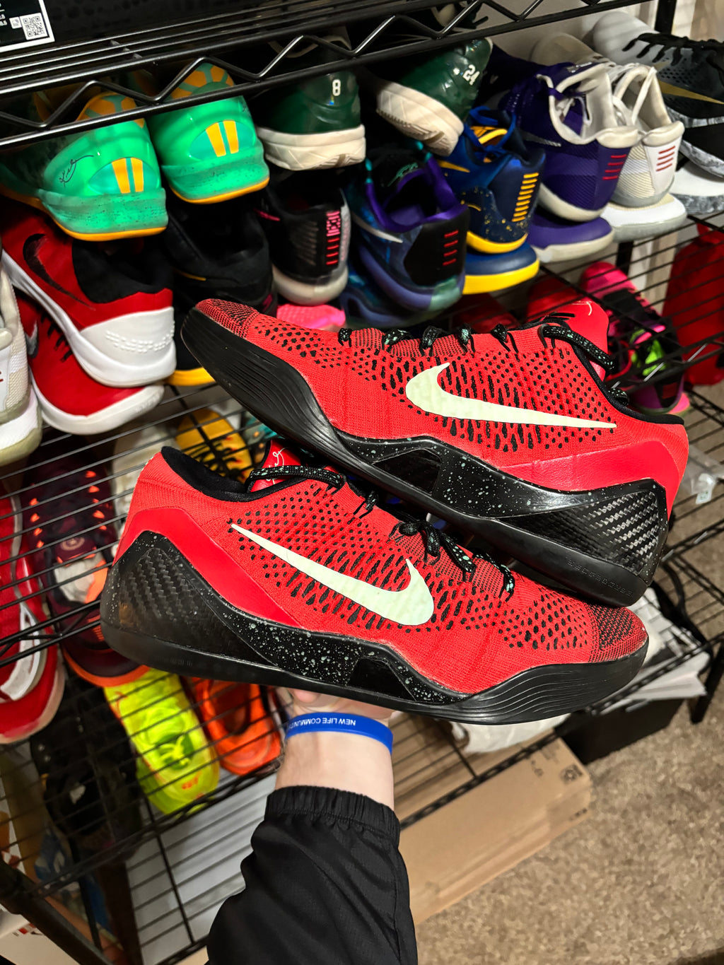 Size 12 - Nike Kobe 9 Elite University Red