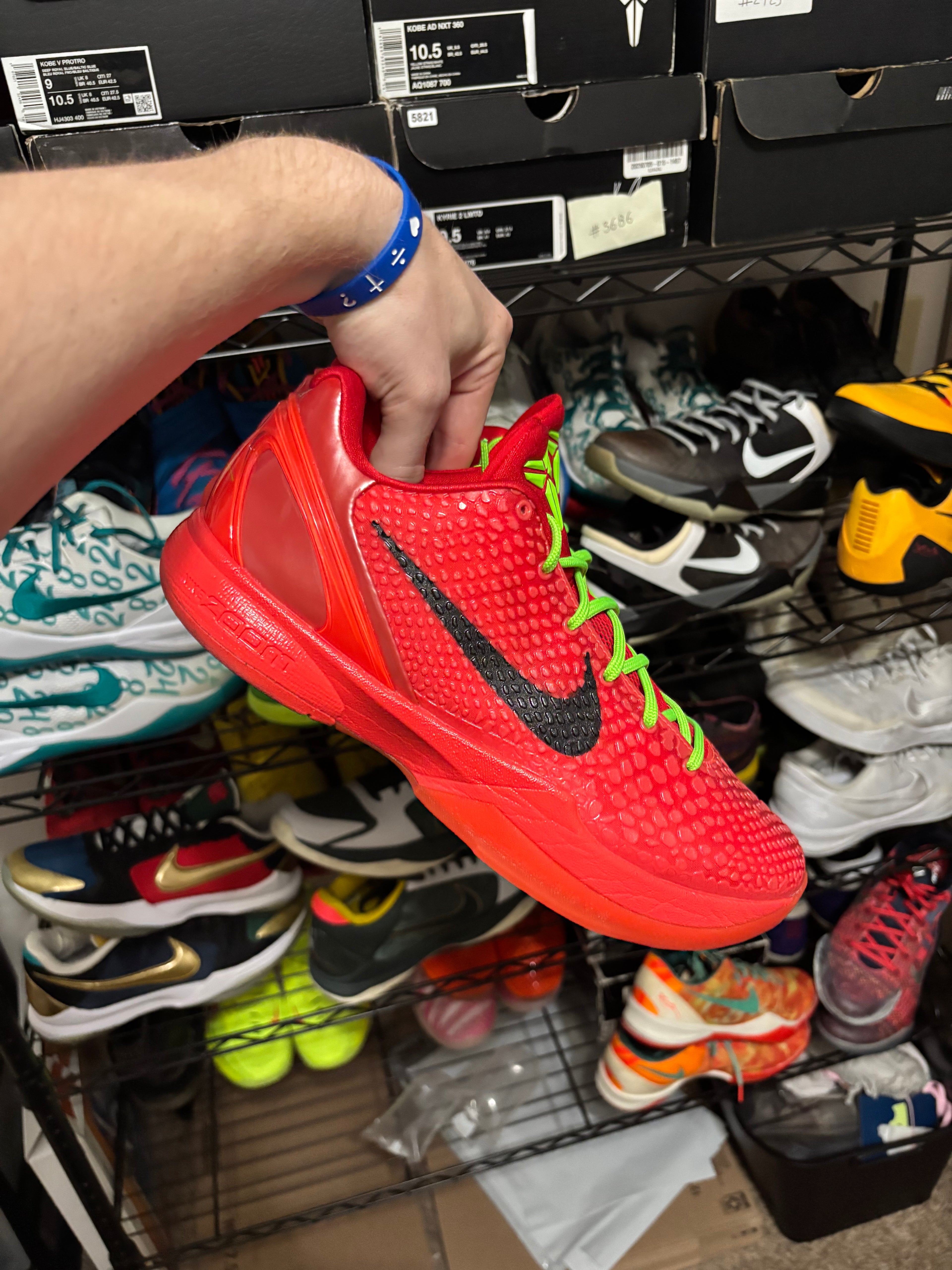 Size 11 - Nike Kobe 6 Protro Reverse Grinch