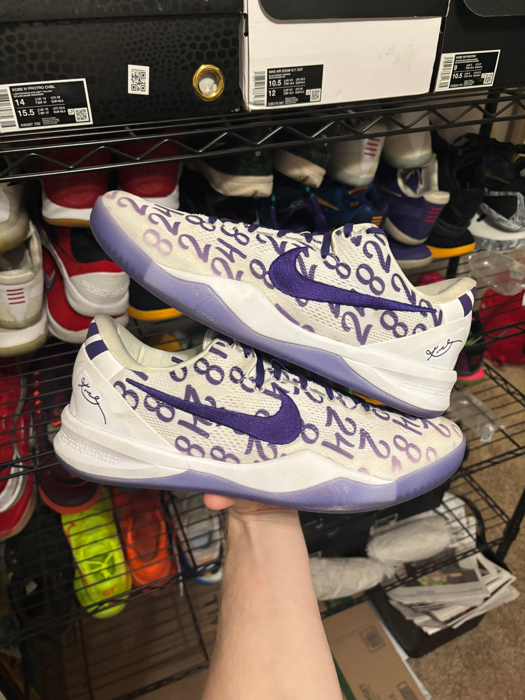 Size 12.5 - Nike Kobe 8 Protro Court Purple