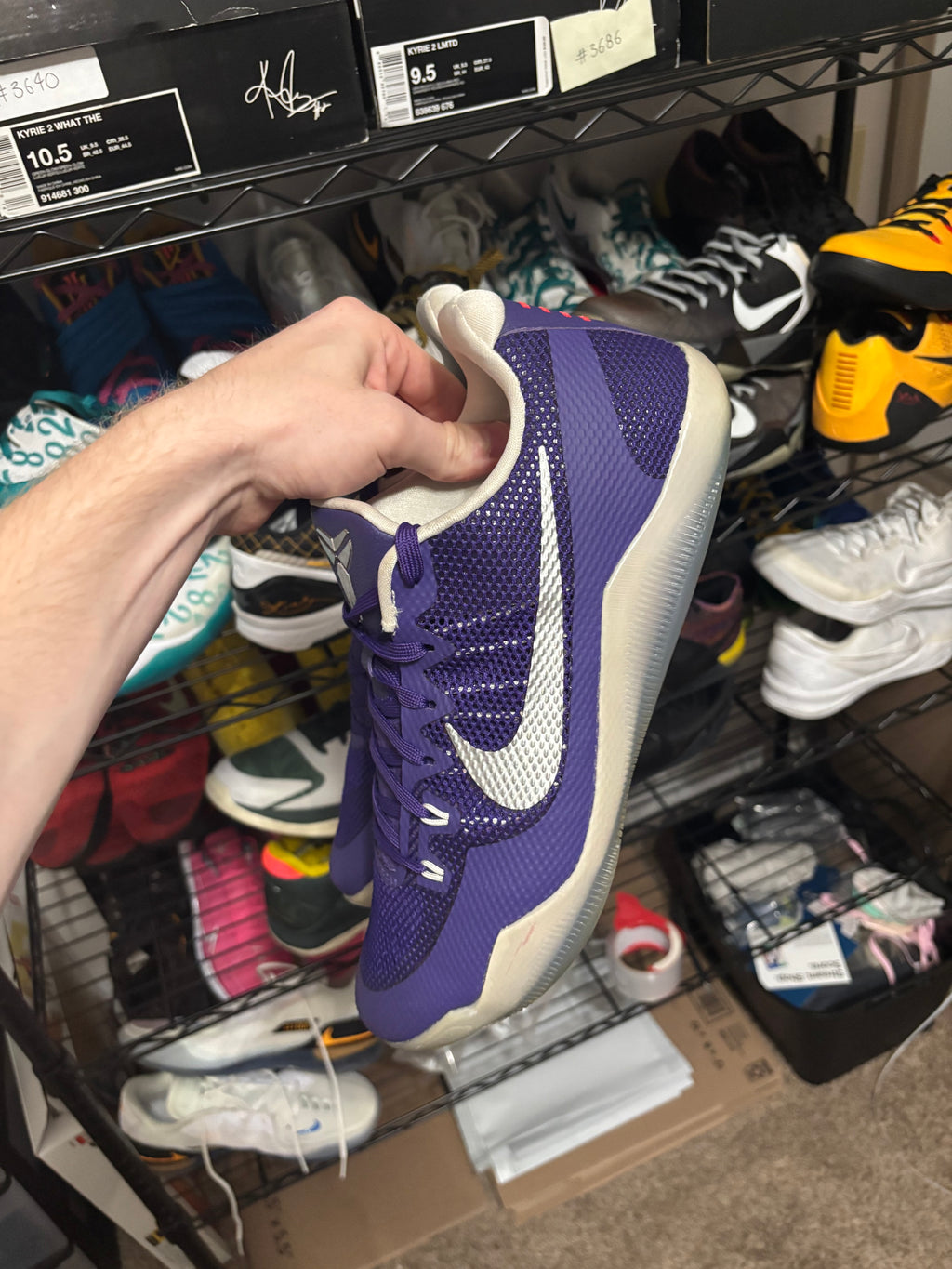Size 12.5 - Nike Kobe 11 TB Purple