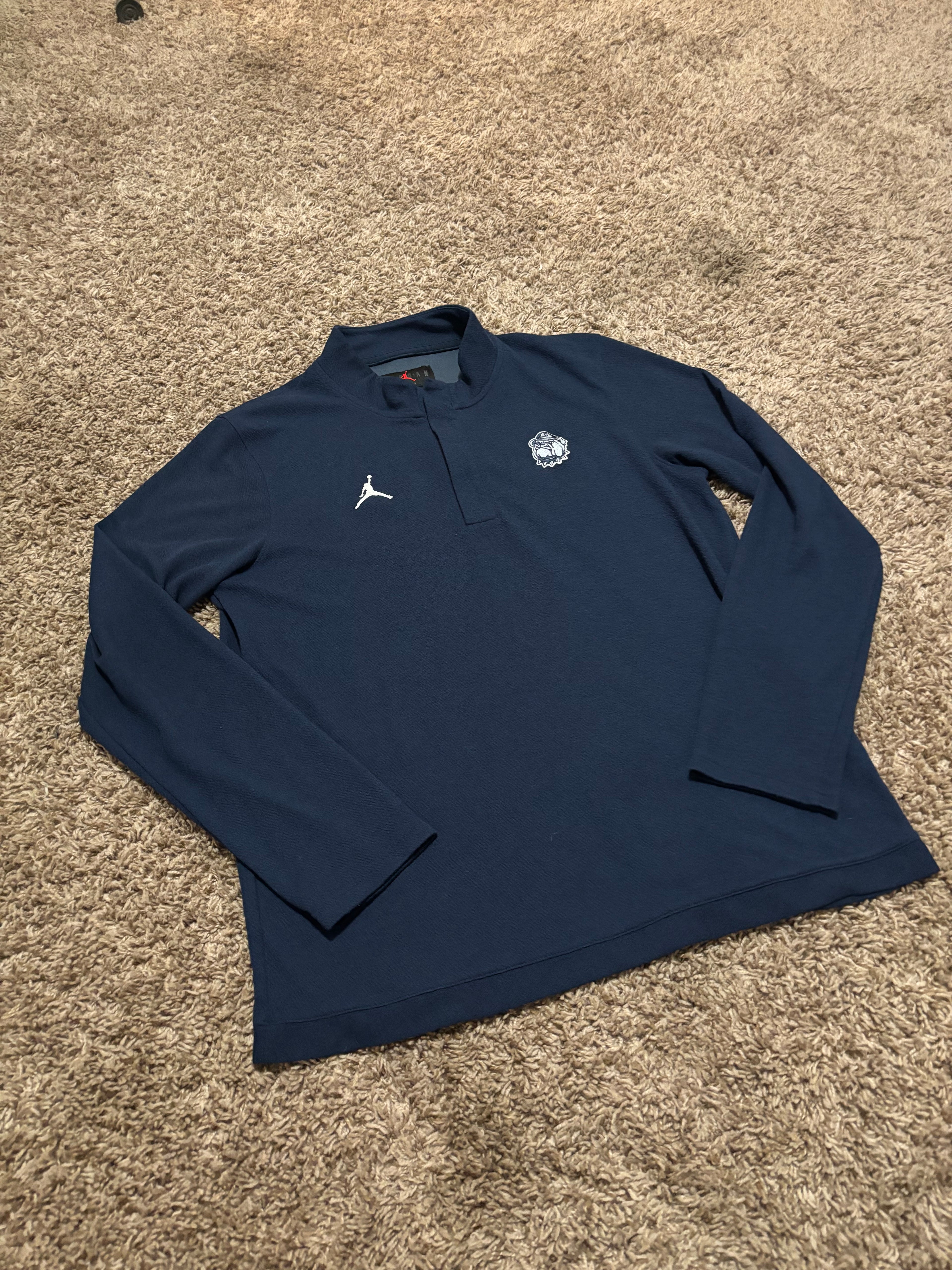 Size L - Georgetown Basketball Dri-Fit Long Sleeve