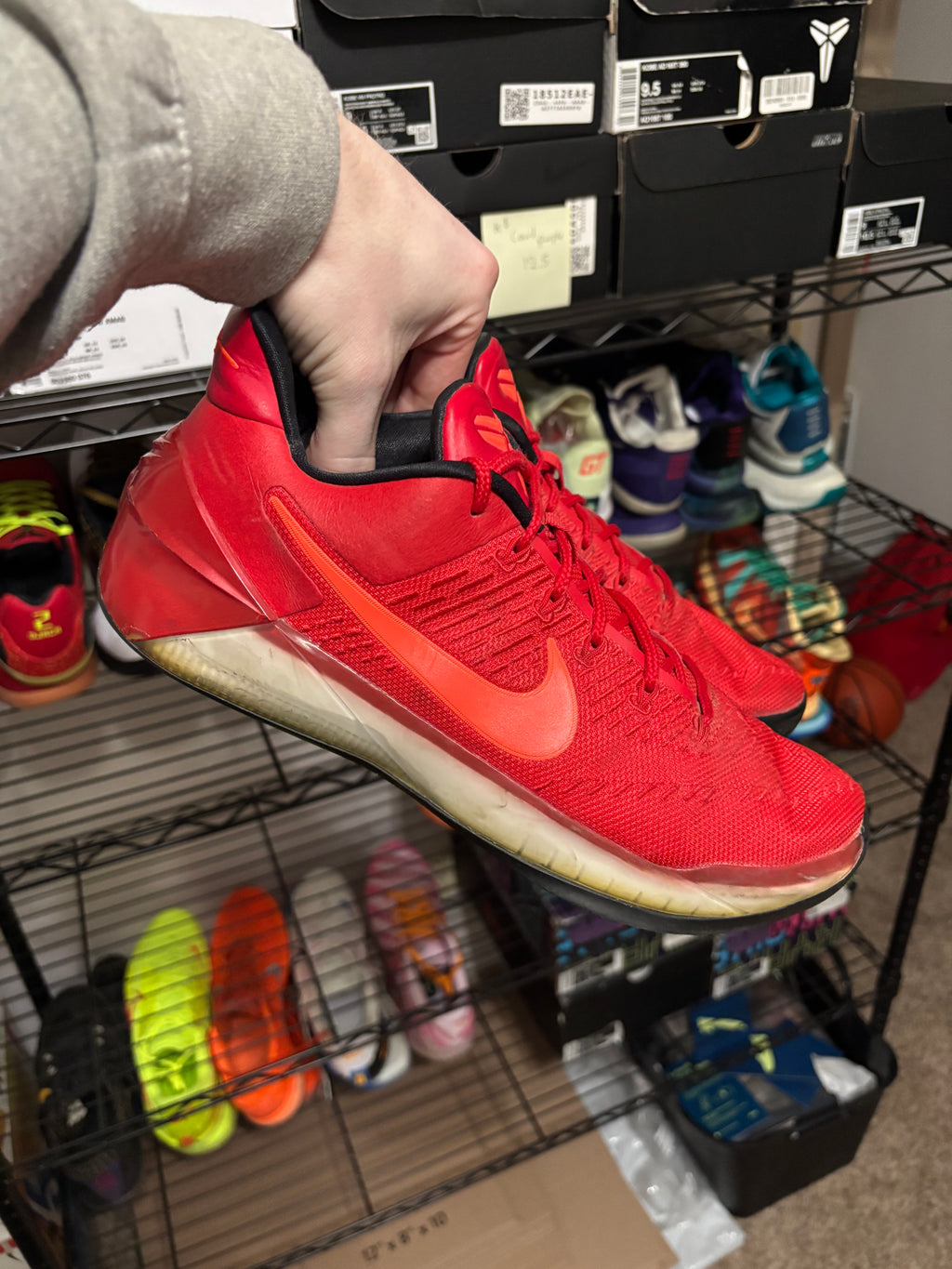 Size 10 - Nike Kobe AD University Red