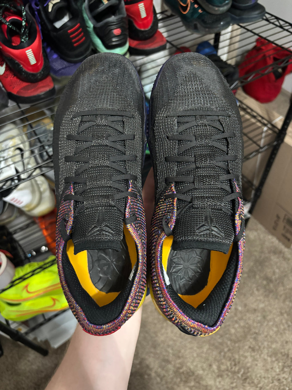 Size 9.5 - Nike Kobe Nxt 360 Black Multicolor