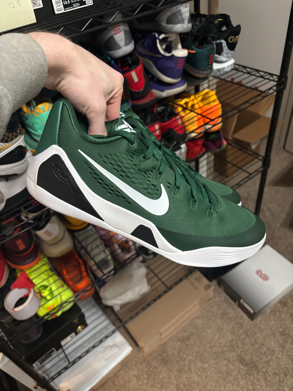 Size 14 - Nike Kobe 9 Protro TB Green
