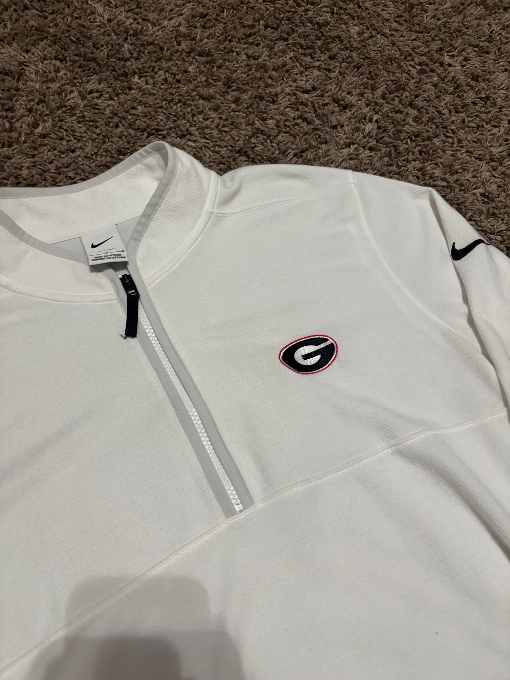 Size L - Georgia Dri-Fit Quarterzip