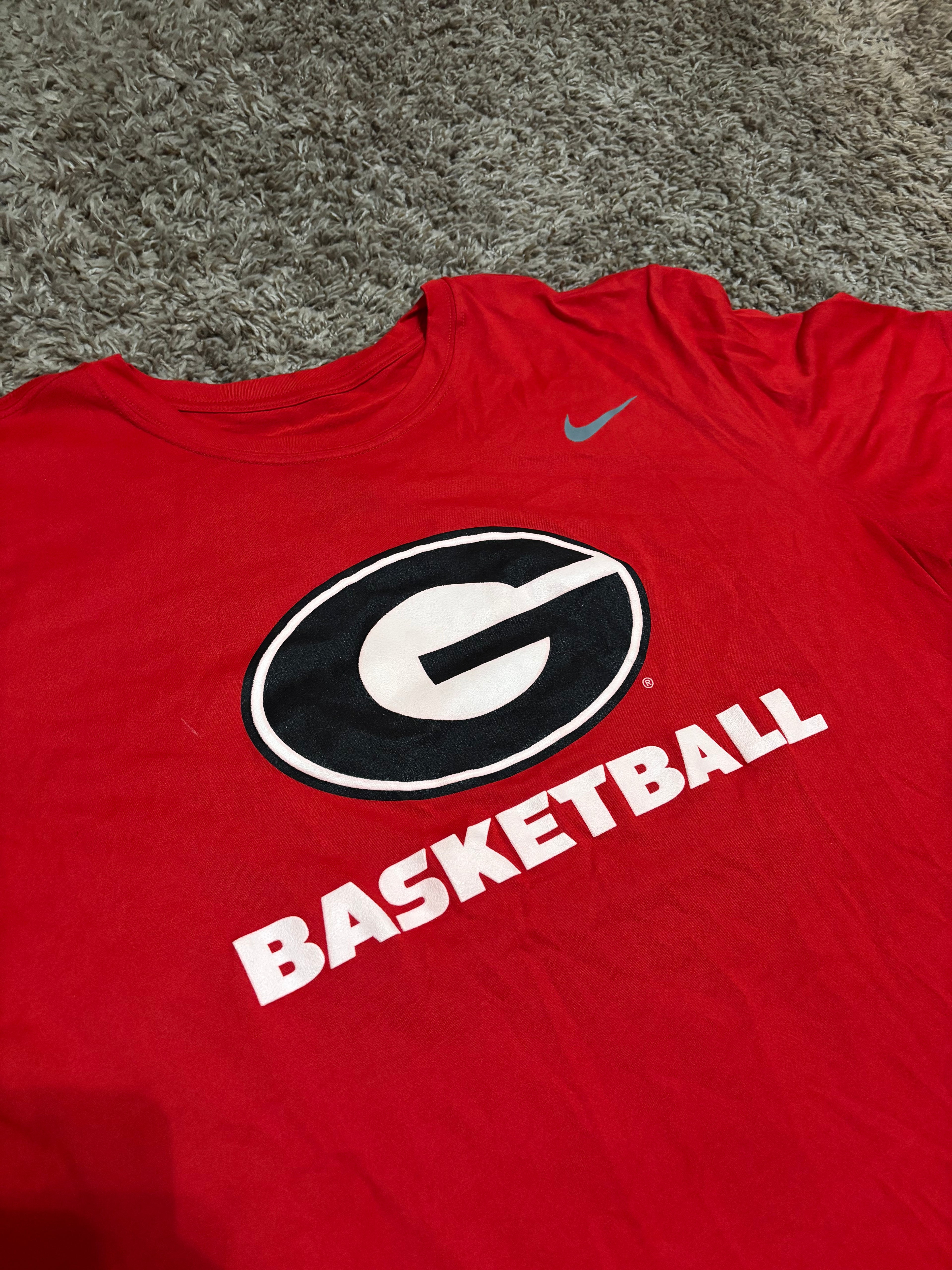 Size L - Georgia Basketball Dri-Fit Tee