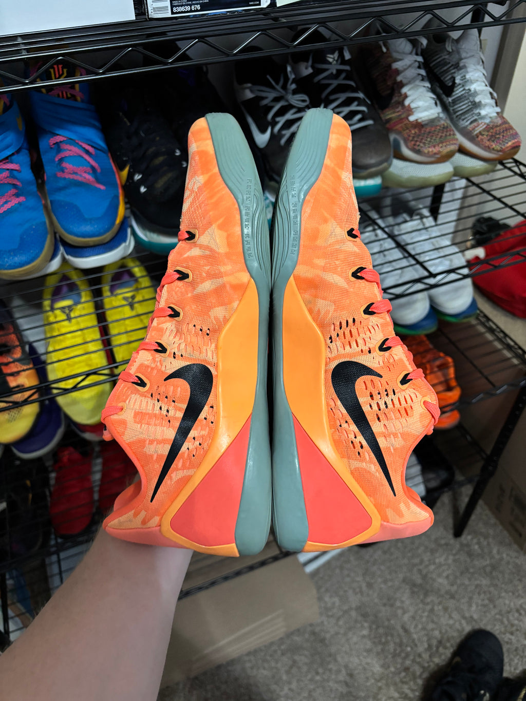 Size 13 - Nike Kobe 9 Peach Mango