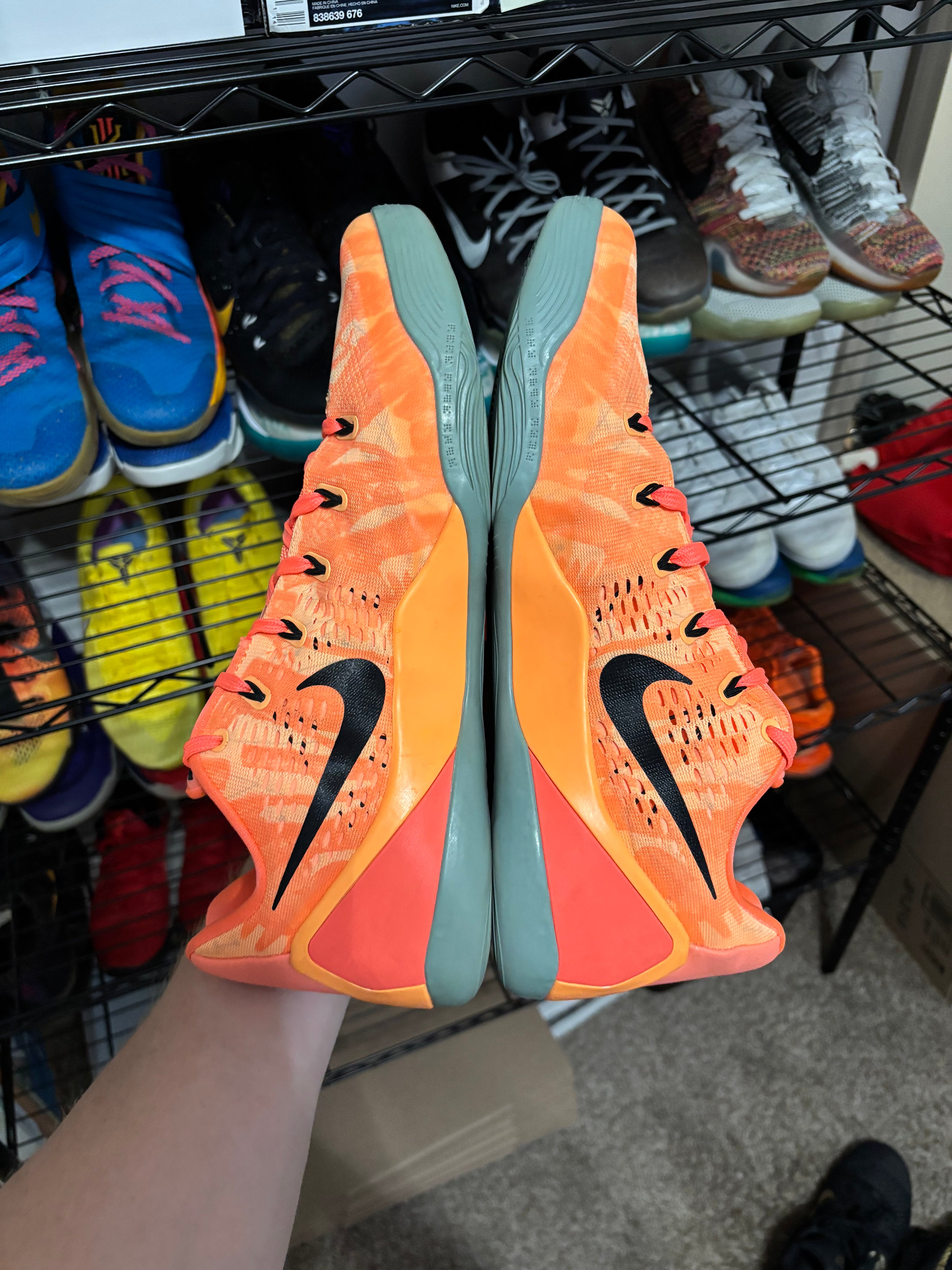 Size 13 - Nike Kobe 9 Peach Mango