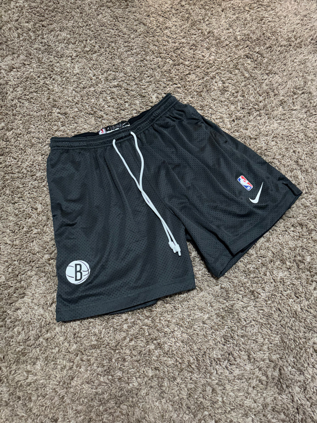 Size M - Brooklyn Nets Practice Shorts