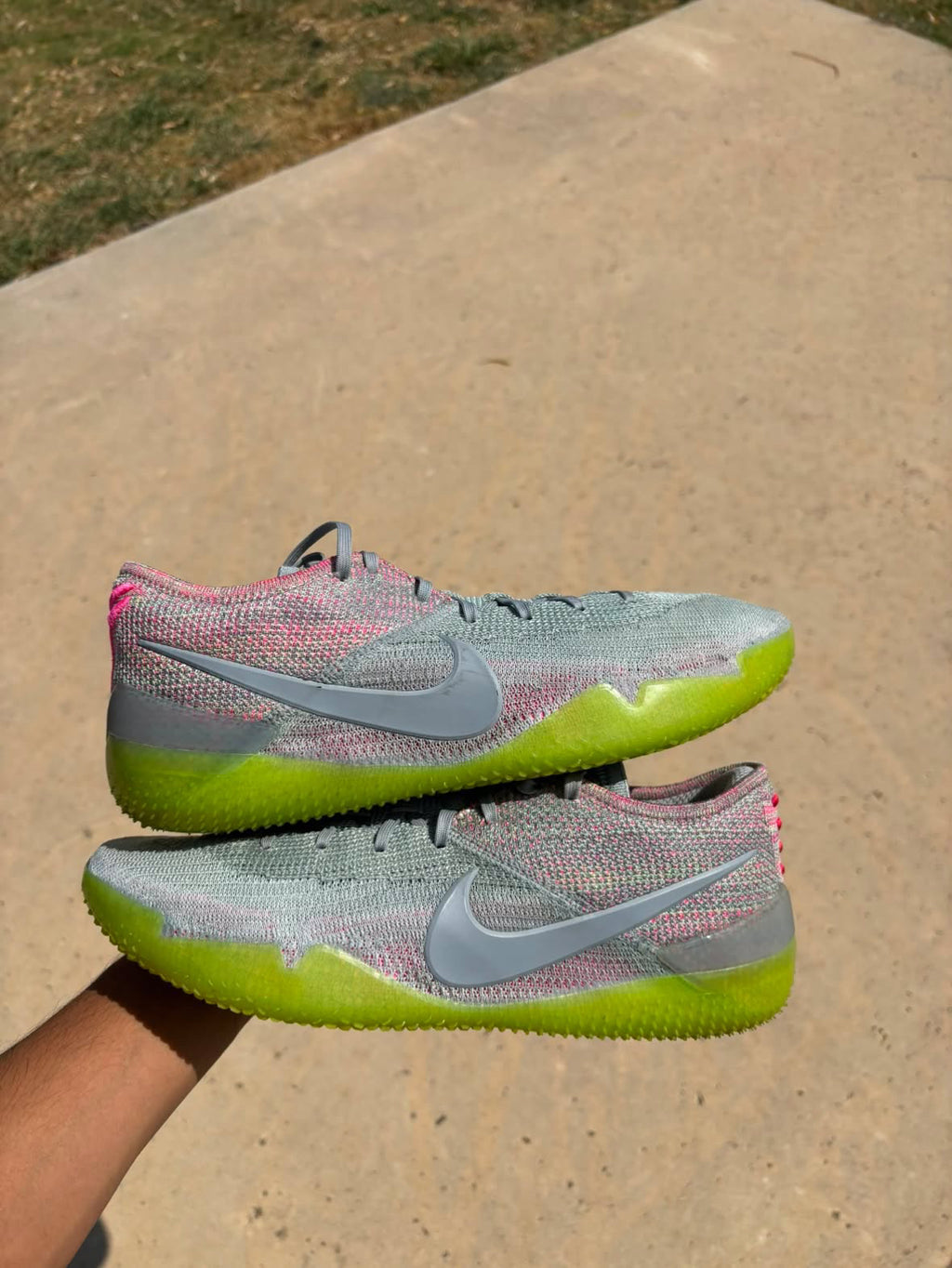 Size 12 - Nike Kobe Nxt 360 Grey Multicolor