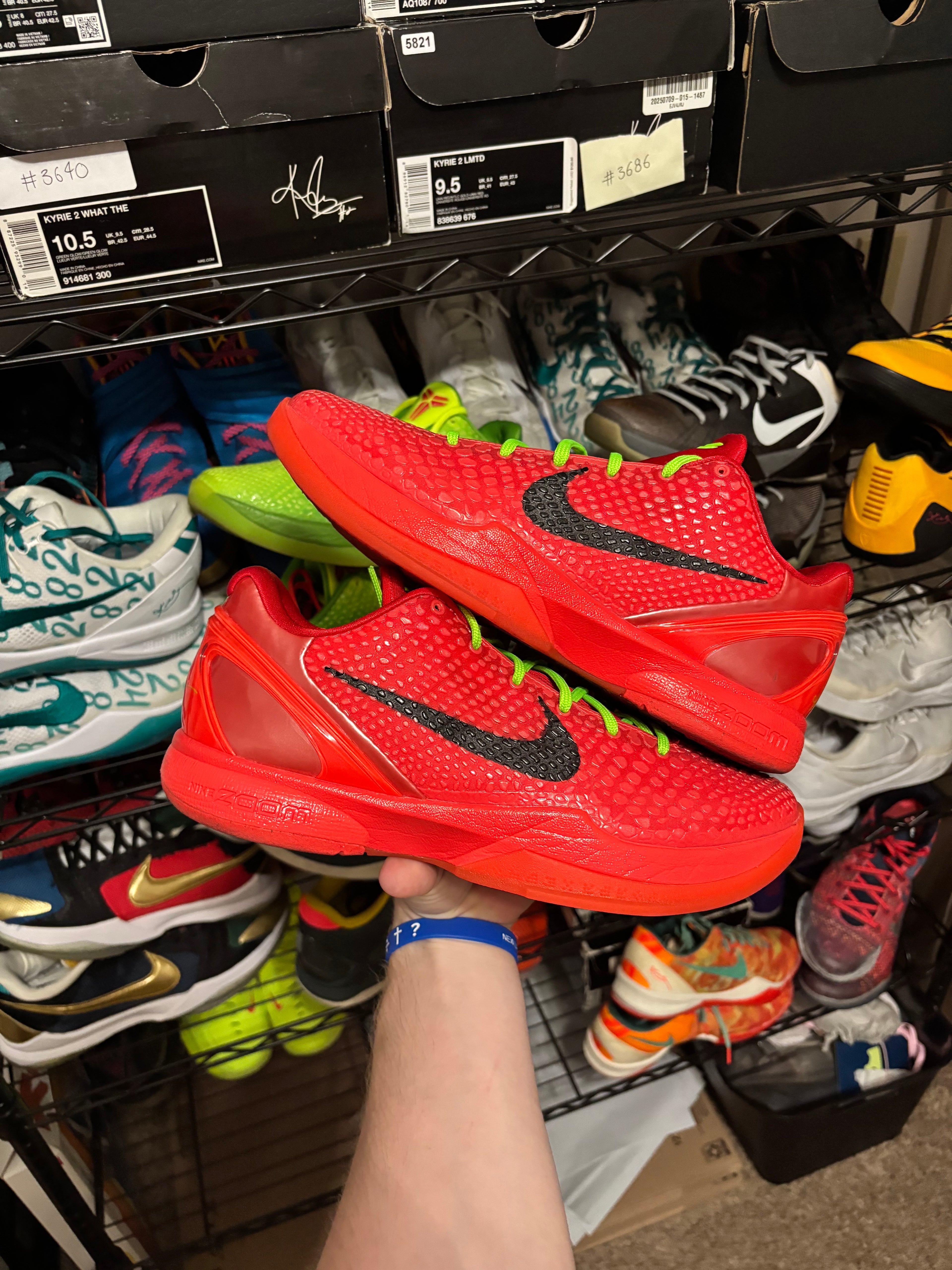Size 11 - Nike Kobe 6 Protro Reverse Grinch