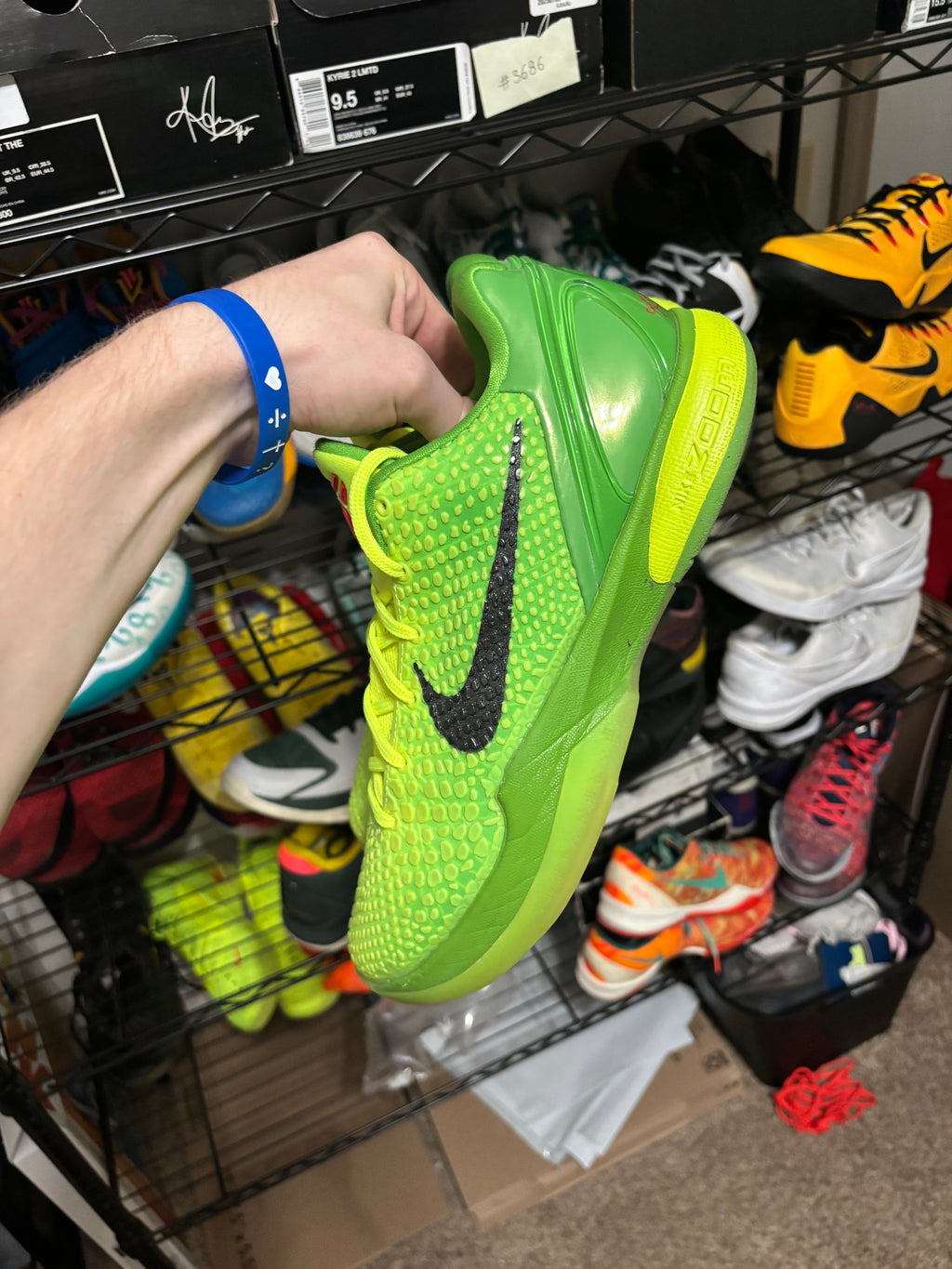 Size 11 - Nike Kobe 6 Protro Grinch