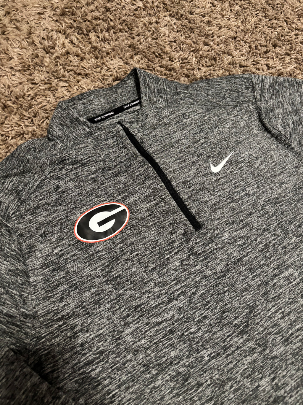 Size L - Georgia Dri-Fit Quarterzip