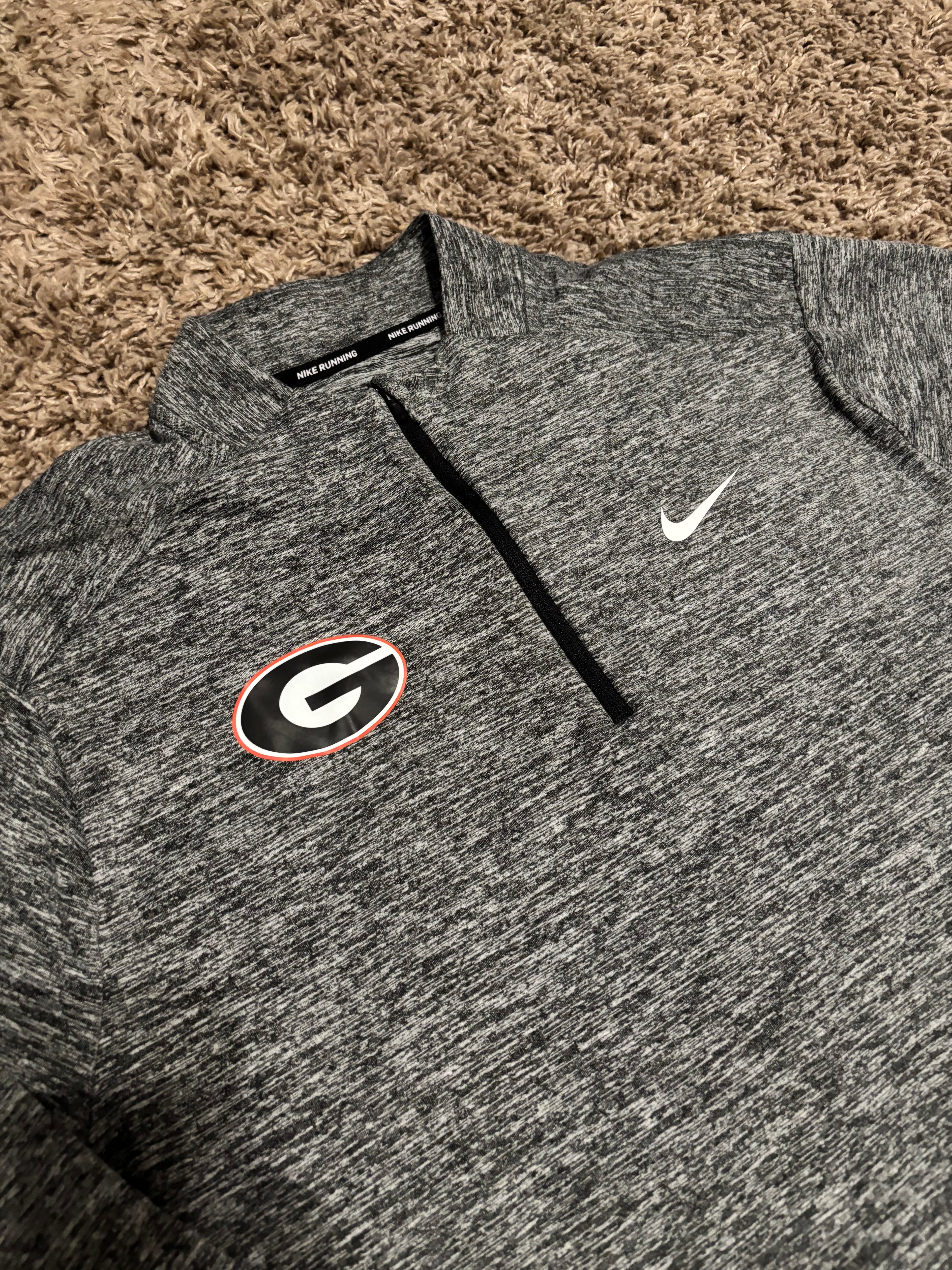 Size L - Georgia Dri-Fit Quarterzip