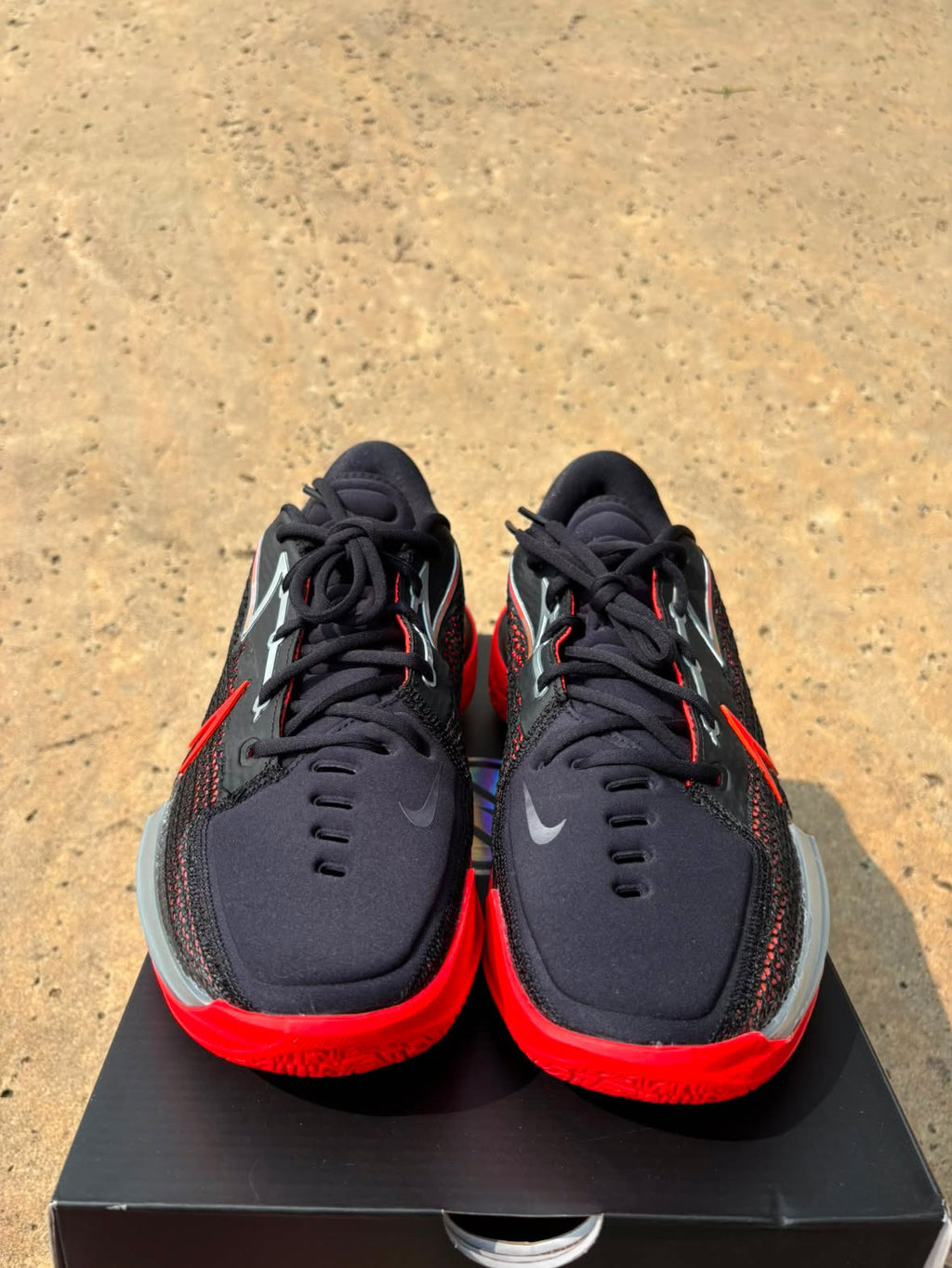 Size 11.5 - Nike GT Cut Black Red Crimson